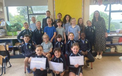 Mrs. Fortune’s 2nd & 3rd Class with their Chess Certificates!